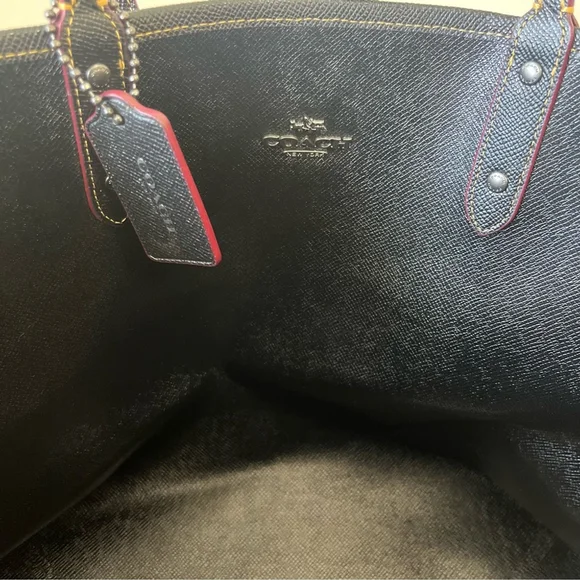 DISNEY X COACH Mickey Mouse Reversible Bandana Print City Tote - Picture 11 of 12